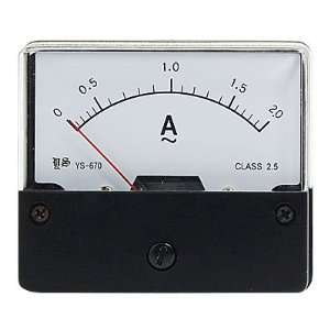   Accuracy AC 0 2A Analog Panel Meter Ammeter