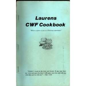  Laurens CWF Cookbook Multiple Books