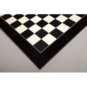    House of Staunton Black Matte Chess Board   2.25 inch Toys & Games