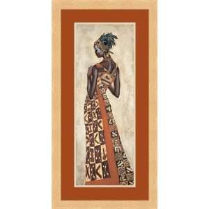   Africaine II by Lacques Leconte   Framed Artwork