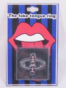 One New Screw on Fake Tongue Ring #BJ015  