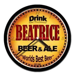  BEATRICE beer and ale cerveza wall clock 