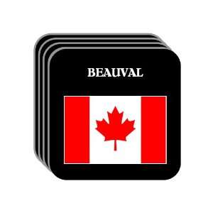  Canada   BEAUVAL Set of 4 Mini Mousepad Coasters 