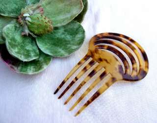   VICTORIAN OR EARLY 20TH CENTURY FAUX TORTOISESHELL OPENWORK HAIR COMB
