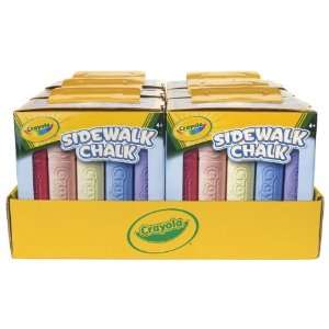   Colors Sidewalk Chalk Sold in packs of 6 Arts, Crafts & Sewing