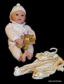 New Cute Baby Jordan Doll with 2 Outifts 16 Blue Eyes  