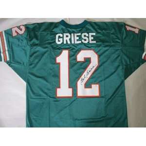 Bob Griese signed Miami Dolphins Prostyle Jersey  GAI Hologram  