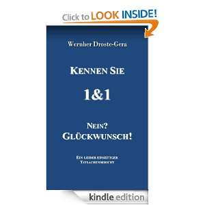 Kennen Sie 1&1 Nein? Glückwunsch (German Edition) Wernher Droste 