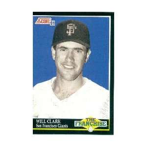  1991 Score #871 Will Clark Franchise