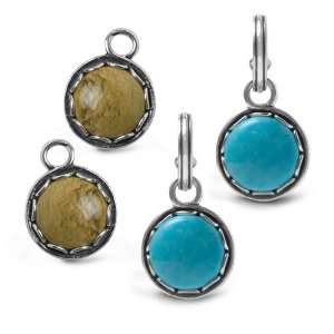  Sterling Silver, Kingman Turquoise and Golden Desert 