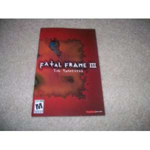  Fatal Frame 3 instruction booklet for Playstation 2 