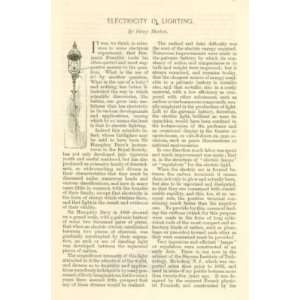   1889 Electricity Lighting Farmer Faure Crookes Edison 