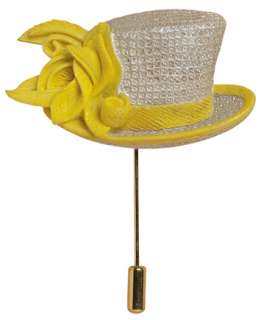 Harriet Rosebud Hats Lapel Stick Pin Sunny Day #3352  