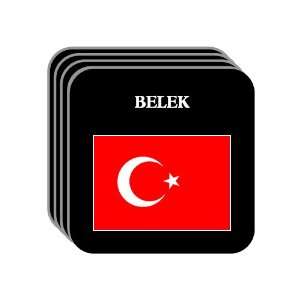  Turkey   BELEK Set of 4 Mini Mousepad Coasters 