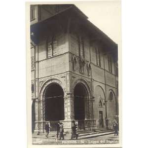  1920s Vintage Postcard Loggia del Bigallo Florence Italy 
