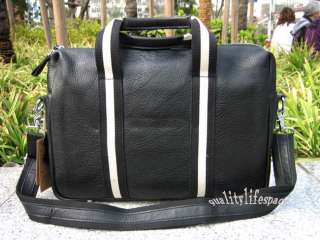 Men Womens leather Briefcase Messenger Shoulder bag  