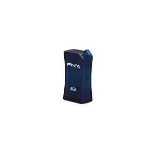  PNY Micro Sleek AttachÃƒÂ© 8GB USB 2.0 Flash Drive 