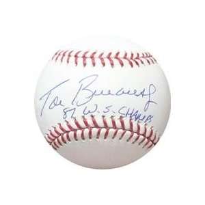 Tom Brunansky autographed Baseball inscribed 87 WS Champs