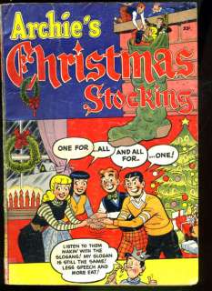 ARCHIE CHRISTMAS STOCKING#1[1954]CLASSIC GIANT SIZE  