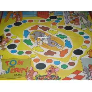  1977 VINTAGE  TOM AND JERRY  BOARD GAME 