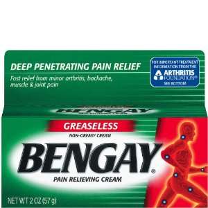  Bengay Greaseless Pain Relieving Cream 4oz Health 