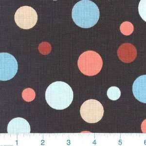 54 Wide Spirodots Chocolate/Spa Fabric By The Yard Arts 