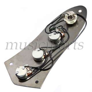 Control Plate Pots Wired FOR Fender Jazz Bass  