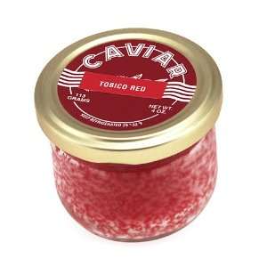 Markys Tobiko Red, Capelin Sushi Caviar Grocery & Gourmet Food