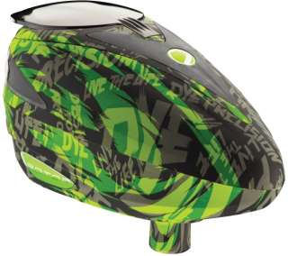 DYE Rotor Paintball Loader Tiger Lime Green Black Hopper 725239162625 