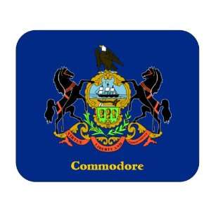  US State Flag   Commodore, Pennsylvania (PA) Mouse Pad 