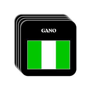  Nigeria   GANO Set of 4 Mini Mousepad Coasters 