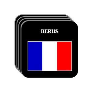  France   BERUS Set of 4 Mini Mousepad Coasters 