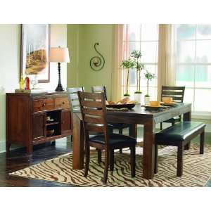 HOMELEGANCE 5346 82 EAGLEVILLE COLLECTION DINING TABLE 6 SIDE CHAIRS 