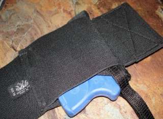 NYLON ANKLE HOLSTER for RUGER LCP 380 KEL TEC P3AT P32  