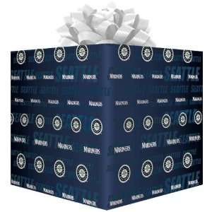  Seattle Mariners logo gift wrap roll (Wholesale in a pack 