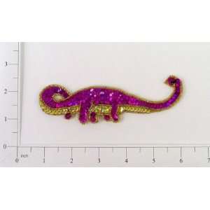   Dinosaur Sequin Applique   Purple   Small Arts, Crafts & Sewing