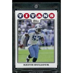 2008 Topps # 236 Keith Bulluck   Tennessee Titans   NFL Trading Cards 