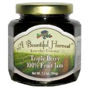Triple Berry 100% Fruit Jam   A Bountiful Harvest Everyday Gourmet 