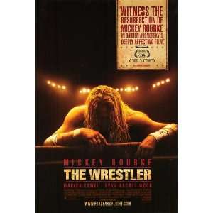  Wrestler Movie Poster Double Sided Original 27x40 Office 