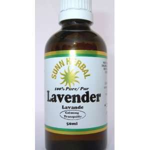  Lavender Oil, 100% Pure Lavender, Lavande 50ml Calming 