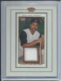 Barry Larkin 2002 Topps 206 Game Used Jersey  