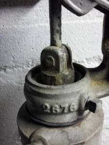   Myers Cast Iron Glass Valve Hand Water Pump Pat.Jan.16,1912  