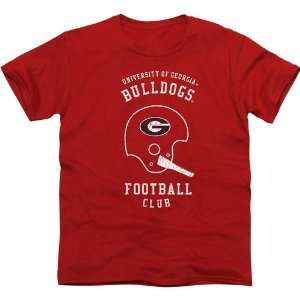  NCAA Georgia Bulldogs Club Slim Fit T Shirt   Red Sports 
