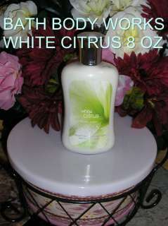 NEW BATH BODY WORKS White Citrus Body Lotion 8oz & gift  
