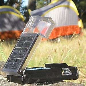 Solar Panel Power AA Cell 4 Battery Charger With Meter  
