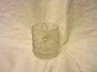 Clear & Frosted Glass Christmas Tree Votive Candle Hold