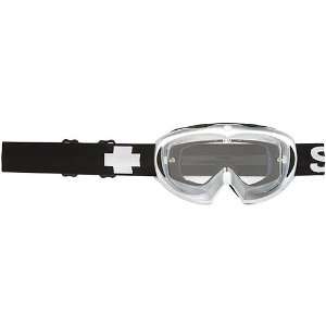 Spy Optic Silver Pearl Targa Mini Motocross Motorcycle Goggles Eyewear 
