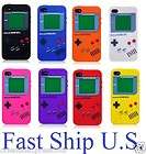Lot of 5 iPHONE4S 4G Nintendo Game Boy Silicone Case cover 9 Colors U 