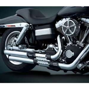   Cell Staggered Dual Exhaust (kit) for Harley Davidson â??6 â??1 Dyna