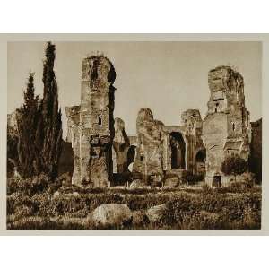  1925 Thermae Terme Roman Baths Caracalla Rome Ruins 